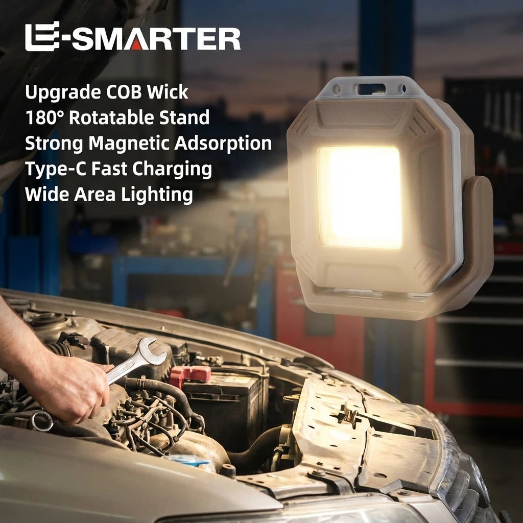 ESMARTER COB Keychain Work Light – Type-C Rechargeable Lamp Keychain Work Light HIP