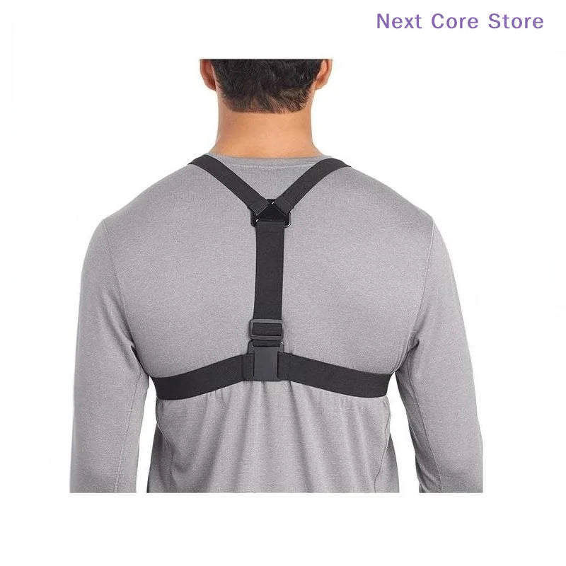 Chest Strap Mount Harness for Phone & Action Camera | 360° Camera Chest Harness HIP