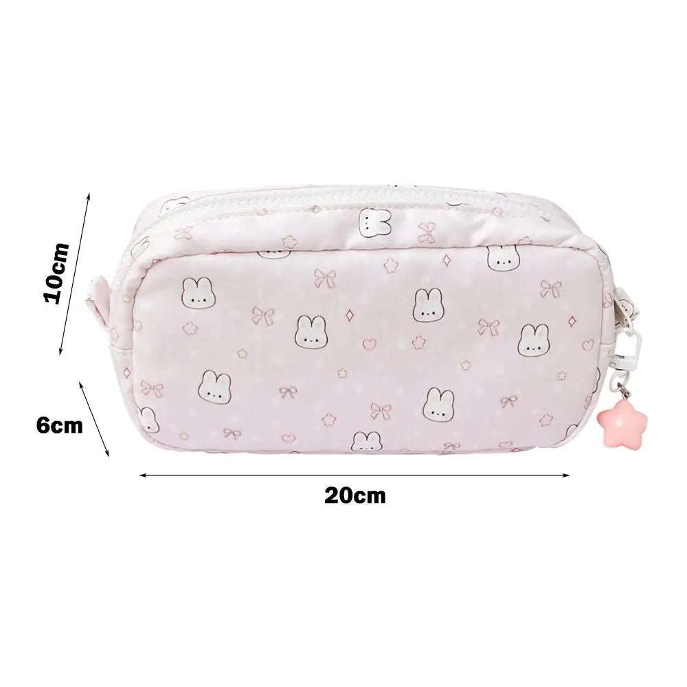 Bowknot Rabbit Pencil Case – Large Capacity Cute Pen Bag Pencil Case HIP