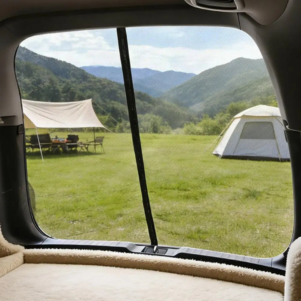 Car Mosquito Net Set SUV Window and Tailgate Sunshade Mosquito Net Suitable for Off Road Camping and Travel Dropshipping HIP