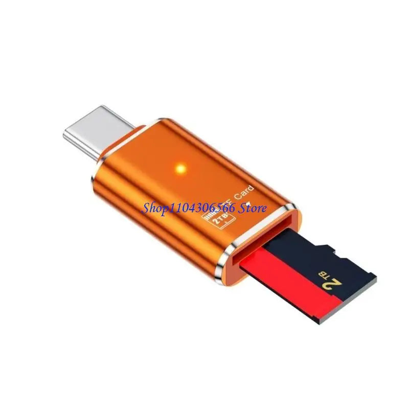USB-C to MicroSD TF Card Reader OTG Adapter – Plug & Play USB-C Card Reader HIP