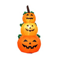 1/1.2m Self-Inflating Ghost & Pumpkin Inflatable Decoration USB Powered Halloween Airblown for Outdoor Yard Garden Party Decor HIP Pumpkin-1.2m USBPlug