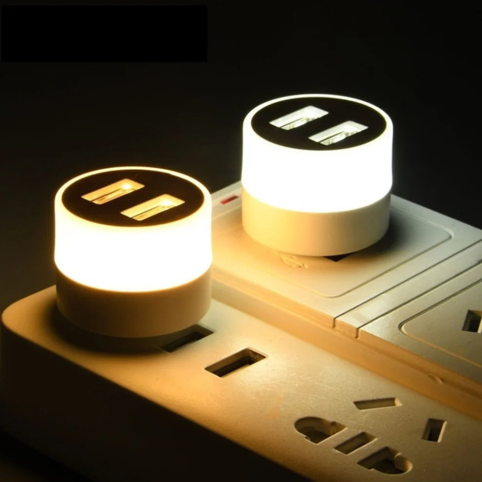 LDHLM USB LED Night Light – Dual USB Splitter Reading Lamp USB LED Night Light HIP