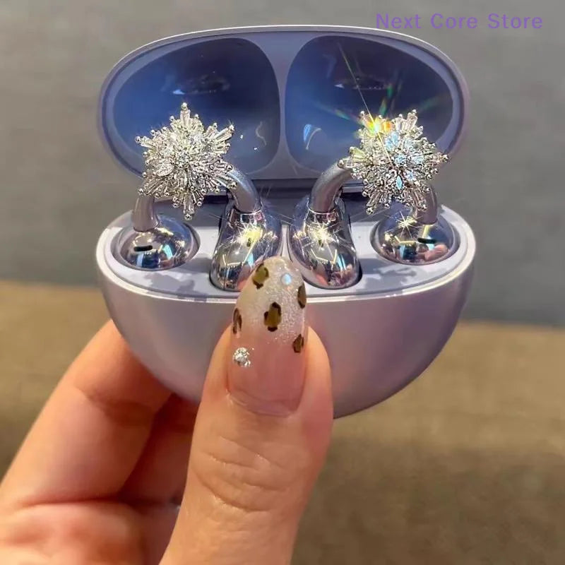 Butterfly Rhinestone Clip-On Earbud Charms – DIY Pair Earbud Charm Decoration HIP