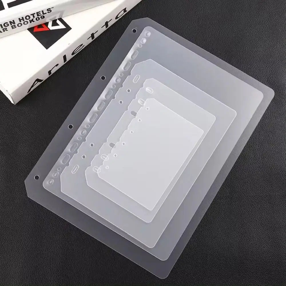 10-Pc PP Notebook Dividers A4 A5 A6 A7 Binder Organizer Notebook Dividers HIP