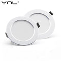 Waterproof LED Downlight 7W–18W Recessed Spot Light 220V LED Recessed Downlight HIP Cold White Silver 21W