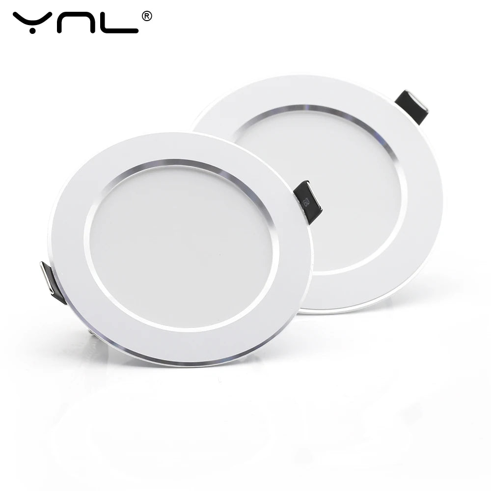 YNL LED Recessed Downlight 7W–18W | Waterproof Spot Lamp LED Recessed Downlight HIP Cold White Silver 21W