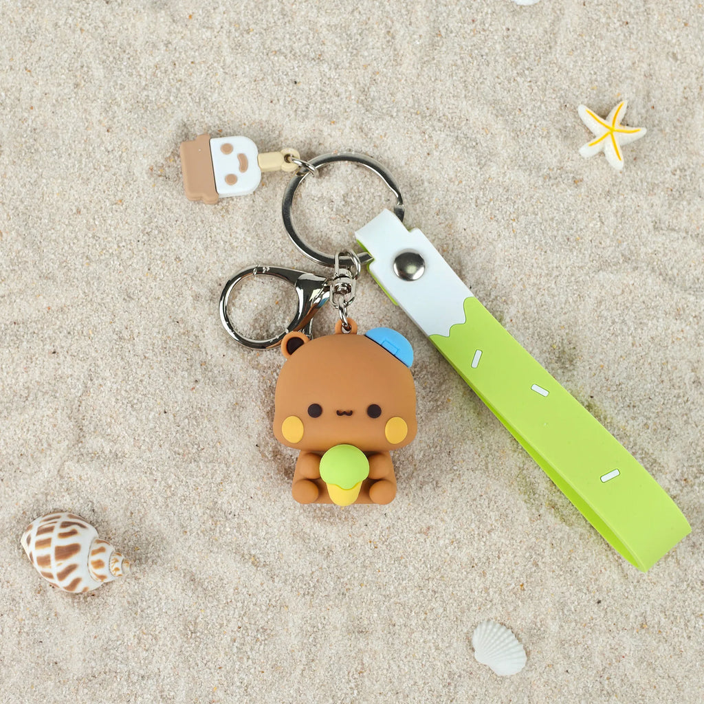 Panda Bubu & Yier Keychain – Cute Backpack Pendant Gift Character Keychain HIP A