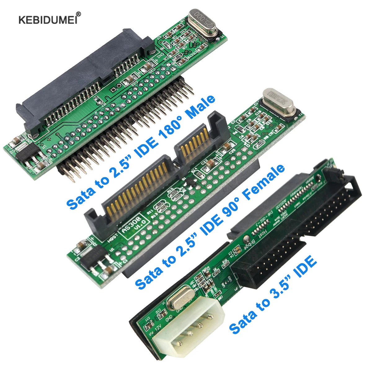 SATA to IDE Adapter – 2.5" & 3.5" HDD Converter, 40-Pin Storage Drive Adapter HIP