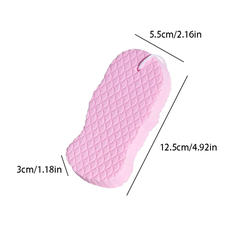 Soft Sponge Body Scrubber – Exfoliating Bath Shower Sponge Bath Scrub Sponge HIP