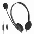 USB Wired Gaming Headset with Noise Cancelling Mic – Black Wired Gaming Headset HIP Black