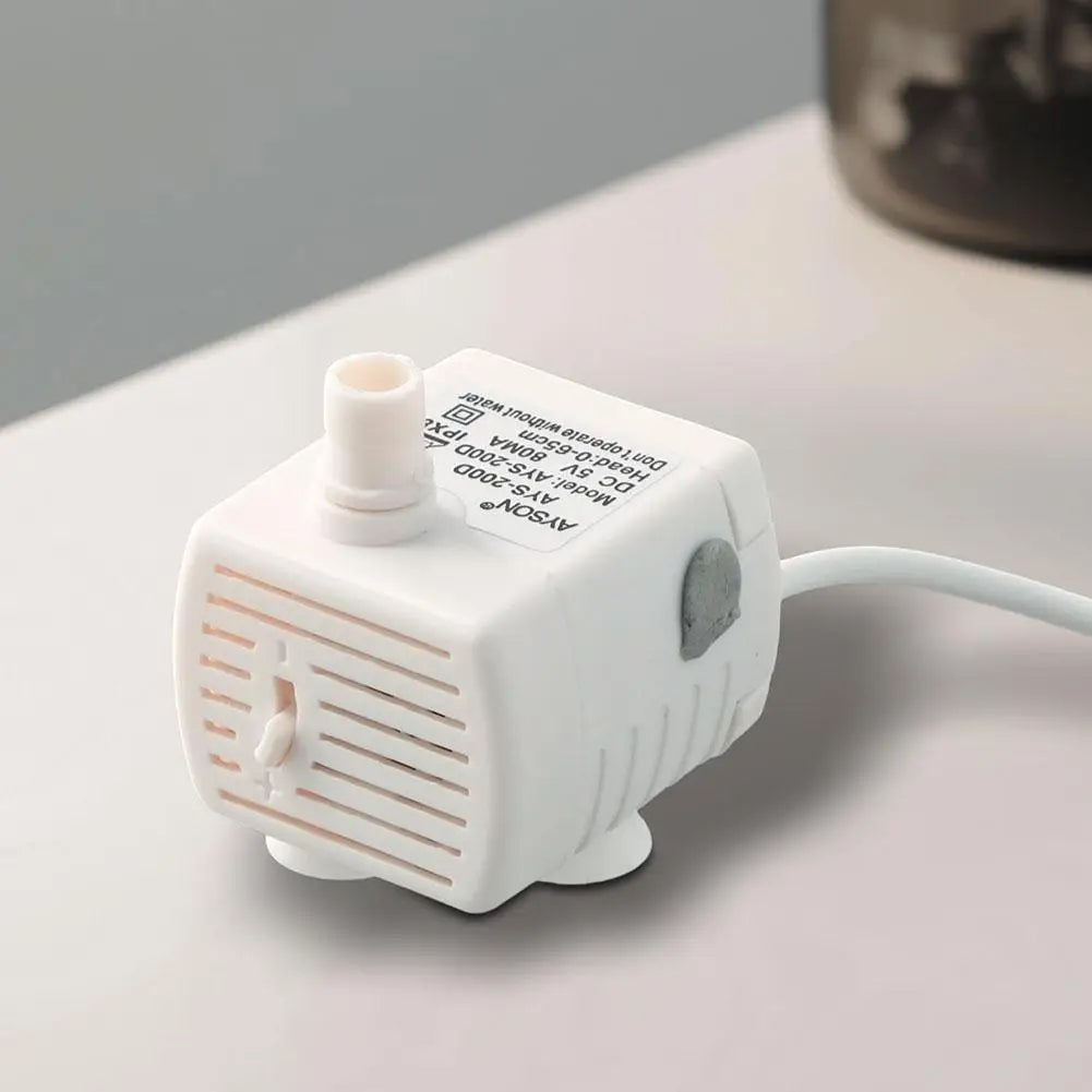 Water Pump LED Light Pet Cat Water Fountain Motor Replacement for Cat Pet Water Fountain Pump Dispenser Pet Accessories HIP