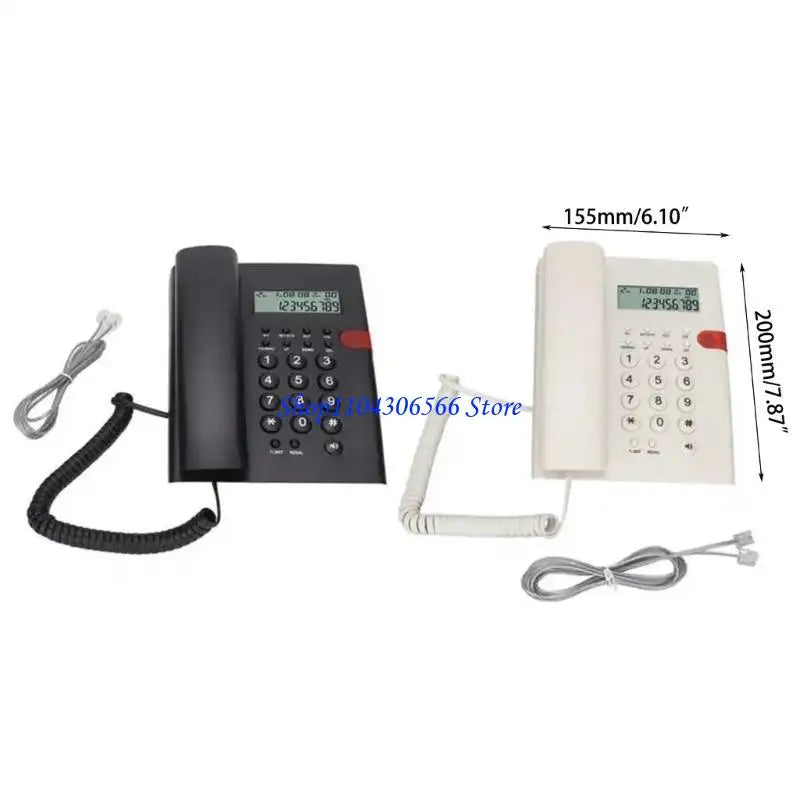 K010A-1 Corded Landline Phone – Caller ID & Hands-Free Corded Landline Phone HIP
