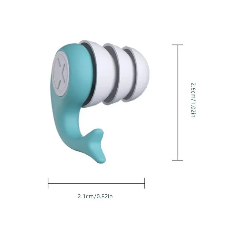 Soft Silicone Earplugs – Sleep, Noise Reduction & Swimming Silicone Earplugs HIP