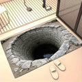 3D Optical Illusion Doormat – Anti-Slip Deep Well Design Optical Illusion Doormat HIP 1 50x80cm-Felt