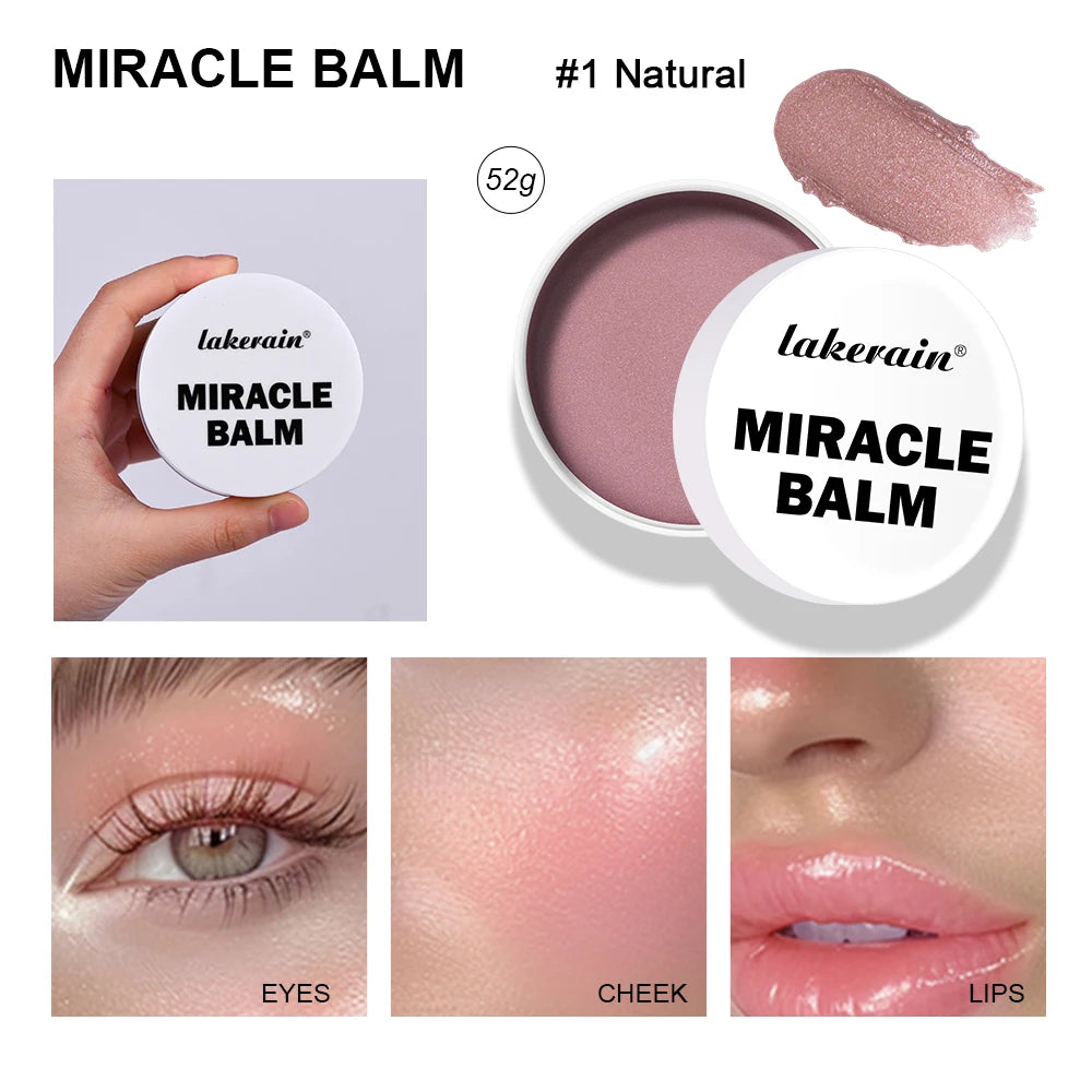 Cream Blush for Cheeks Mulit Glow Balm Blush Balm Face Makeup Radiant Finish Hydrating Creamy Lightweight & Blendable Color Face HIP 1