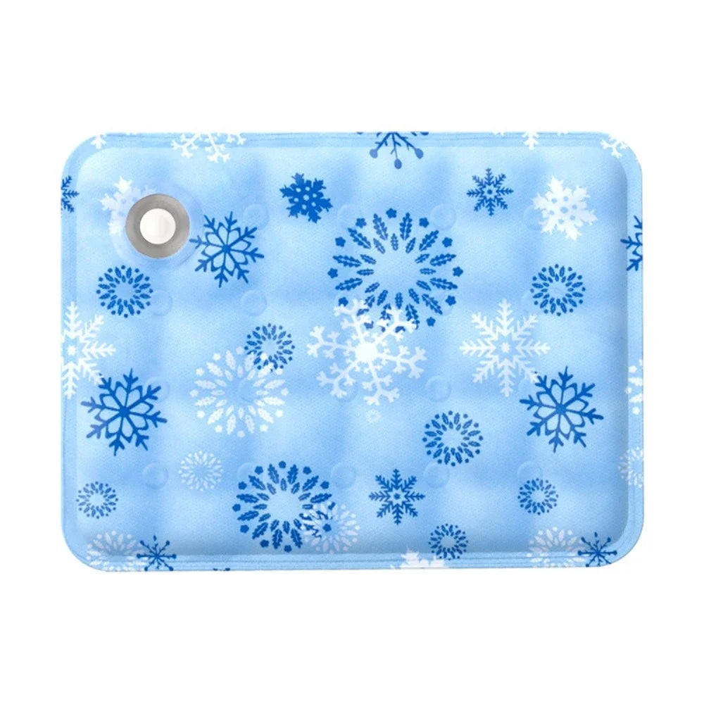 Cool Pet Cooling Mat Self Added Water Ice Gel Dog Cat Sleeping Pad Durable Moisture-proof Dog Cold Bed Mat For Small Big Dogs HIP Style 1 L