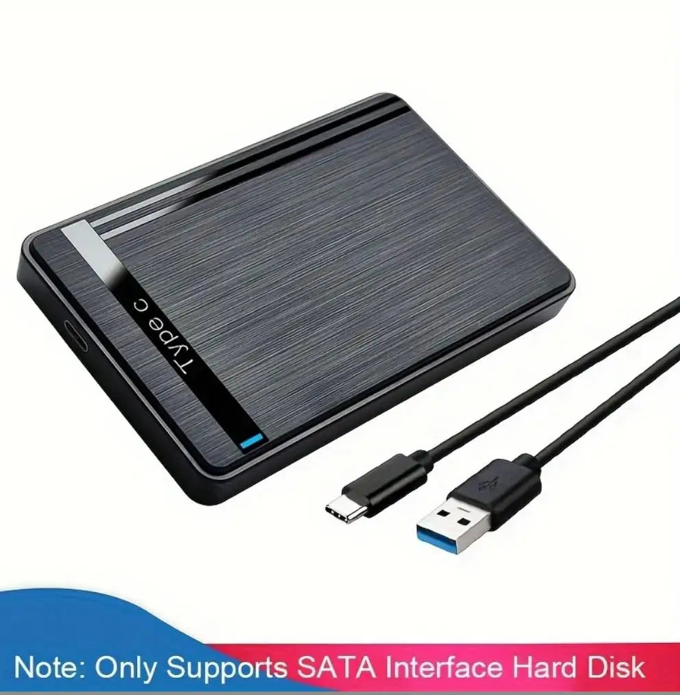 2.5" SATA USB 3.0 HDD Enclosure – SSD & Hard Drive Case HDD Enclosure HIP Type C