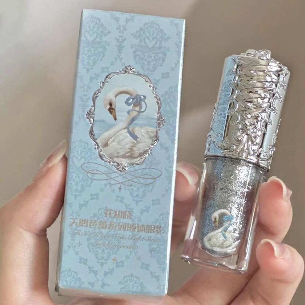 Flower Knows Swan Ballet Liquid Glitter Eyeshadow 4g Liquid Glitter Eyeshadow HIP
