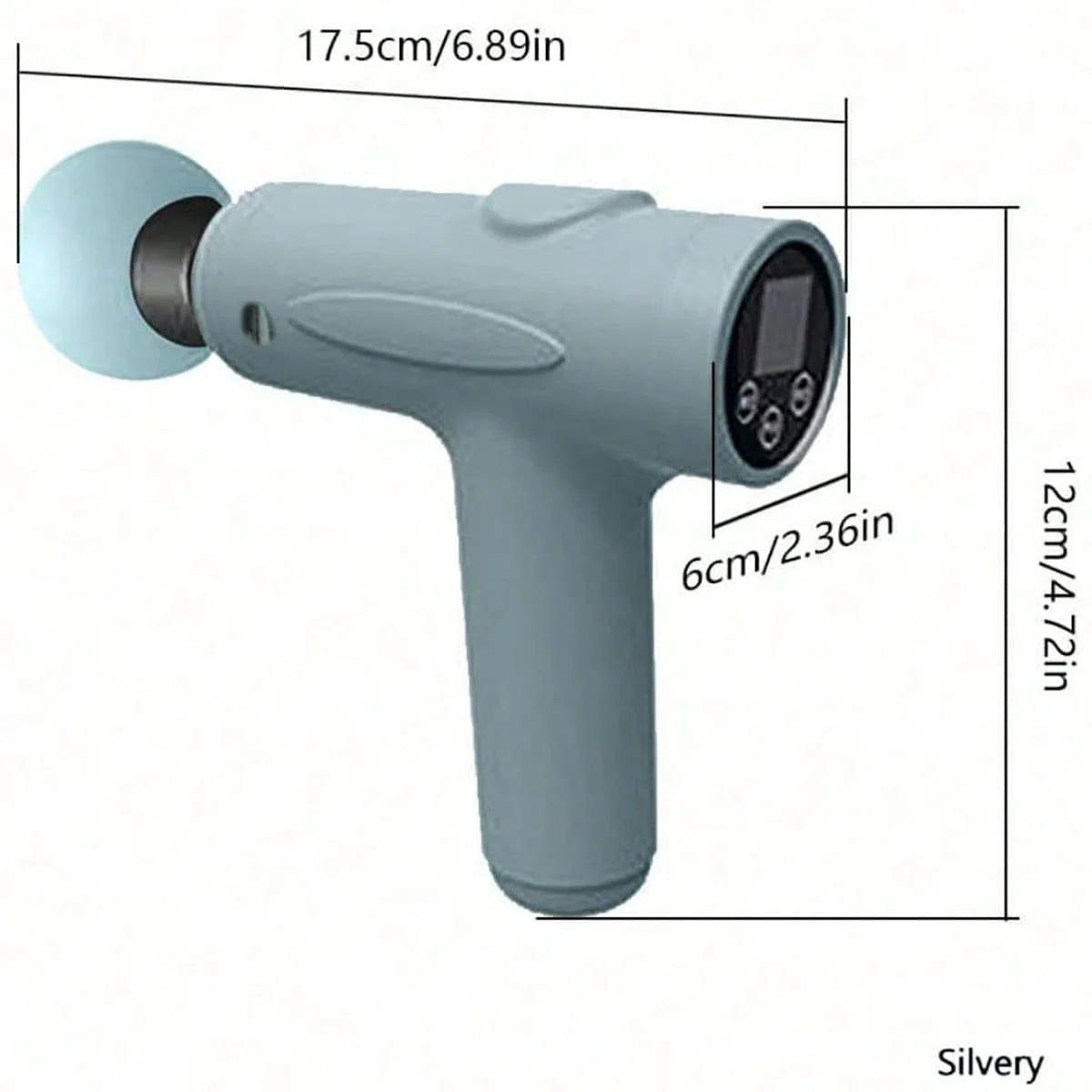 Powerful Fascia Massage Gun – Full Body Percussion Massager Percussion Massage Gun HIP Dark Grey