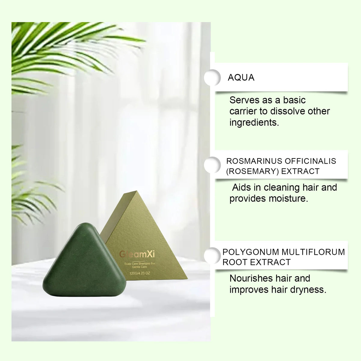 Solid Shampoo Bar – Oil Control & Scalp Care | 120g Solid Shampoo Bar HIP