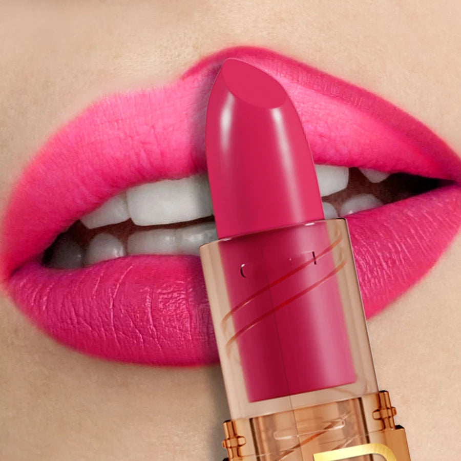 1PC Nude Lipstick Waterproof Lipliner Pen Sexy Matte Contour Lip Tint Lasting Non-stick Cup Lip Gloss Korean Makeup Cosmetic HIP