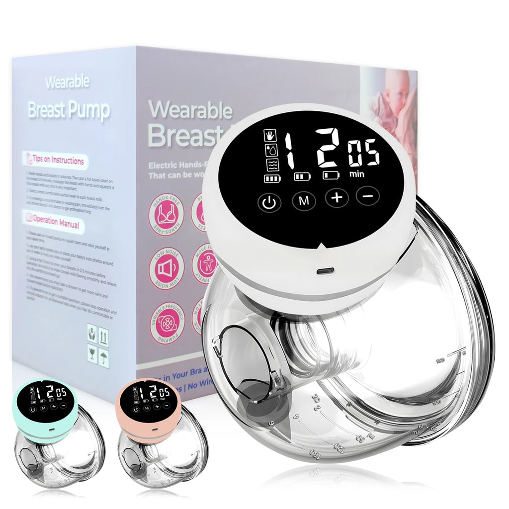 Wearable Hands-Free Electric Breast Pump – Portable USB Wearable Breast Pump HIP