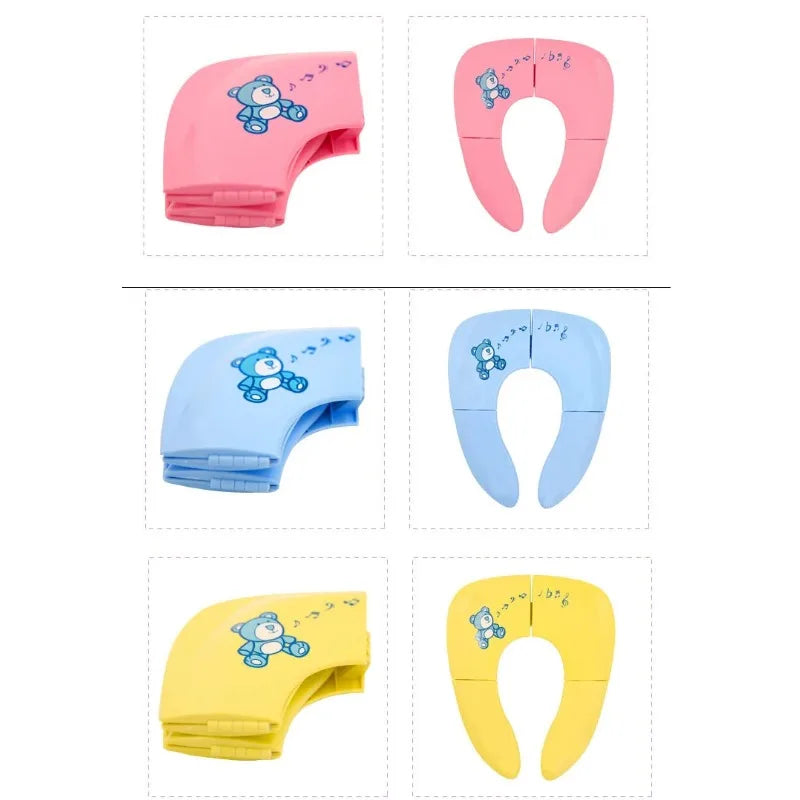 Foldable Travel Potty Seat – Portable Toddler Toilet Trainer Travel Potty Seat HIP