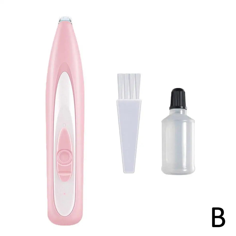 Pet Electric Pushing Scissors Cat Foot Shaver Special Dog Hair Shaver Fader Electric Mute Cat Claw Pedicure Artifact HIP B S