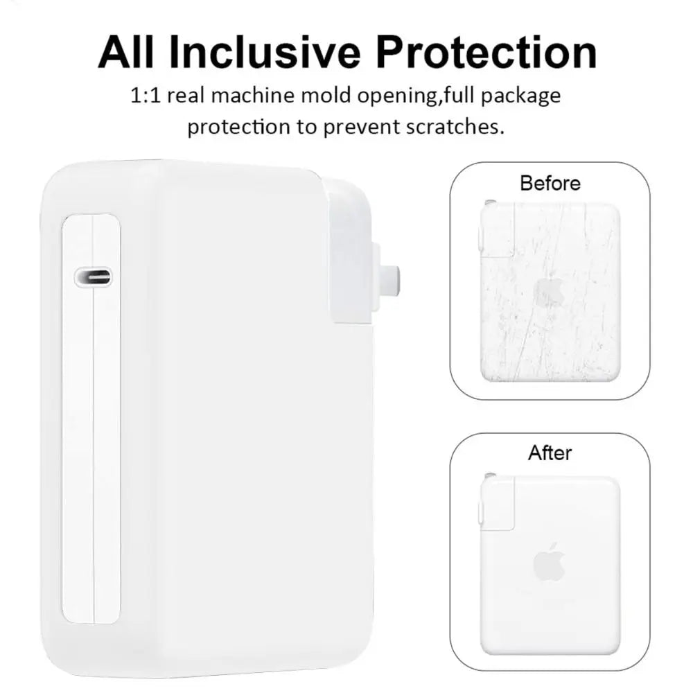 Silicone Case for MacBook Pro 140W USB-C Charger Adapter Cover Charger Adapter Case HIP