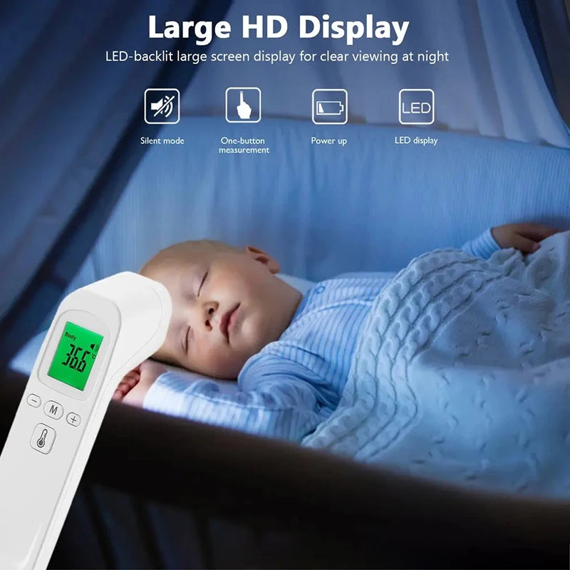 Fireurus Infrared Forehead Thermometer – 1s Non-Contact Digital Thermometer HIP