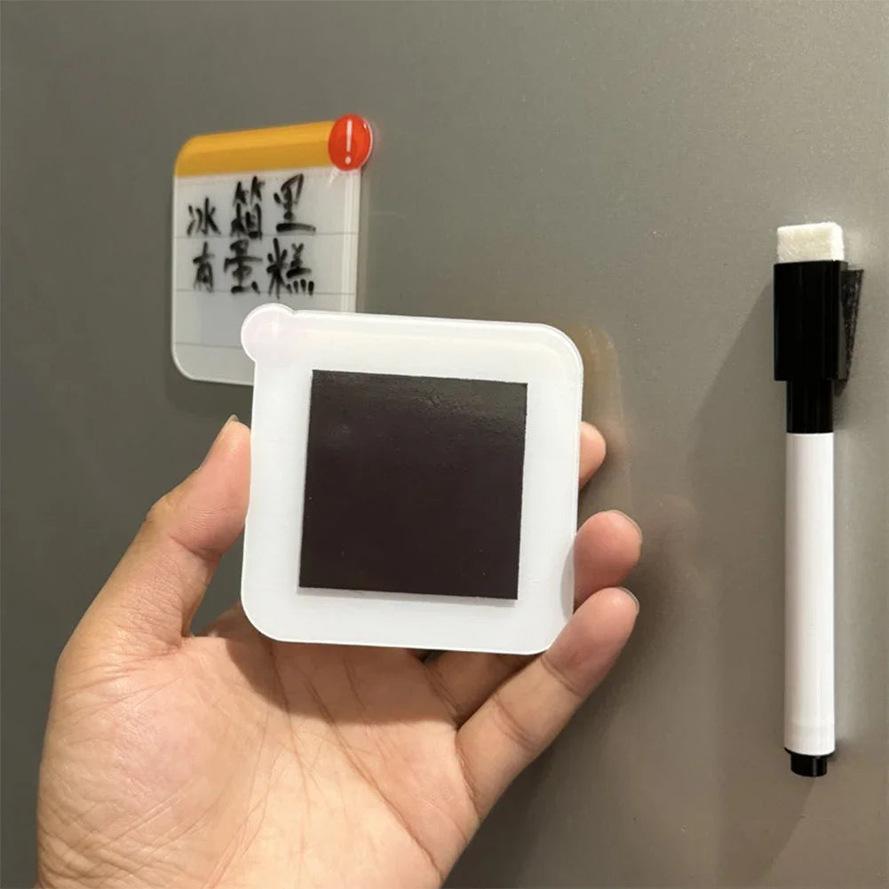 Creative Exclamation Mark Pop-up Refrigerator Message Magnet Reusable Dry Erasable Message Board Kitchen Home Decoration HIP