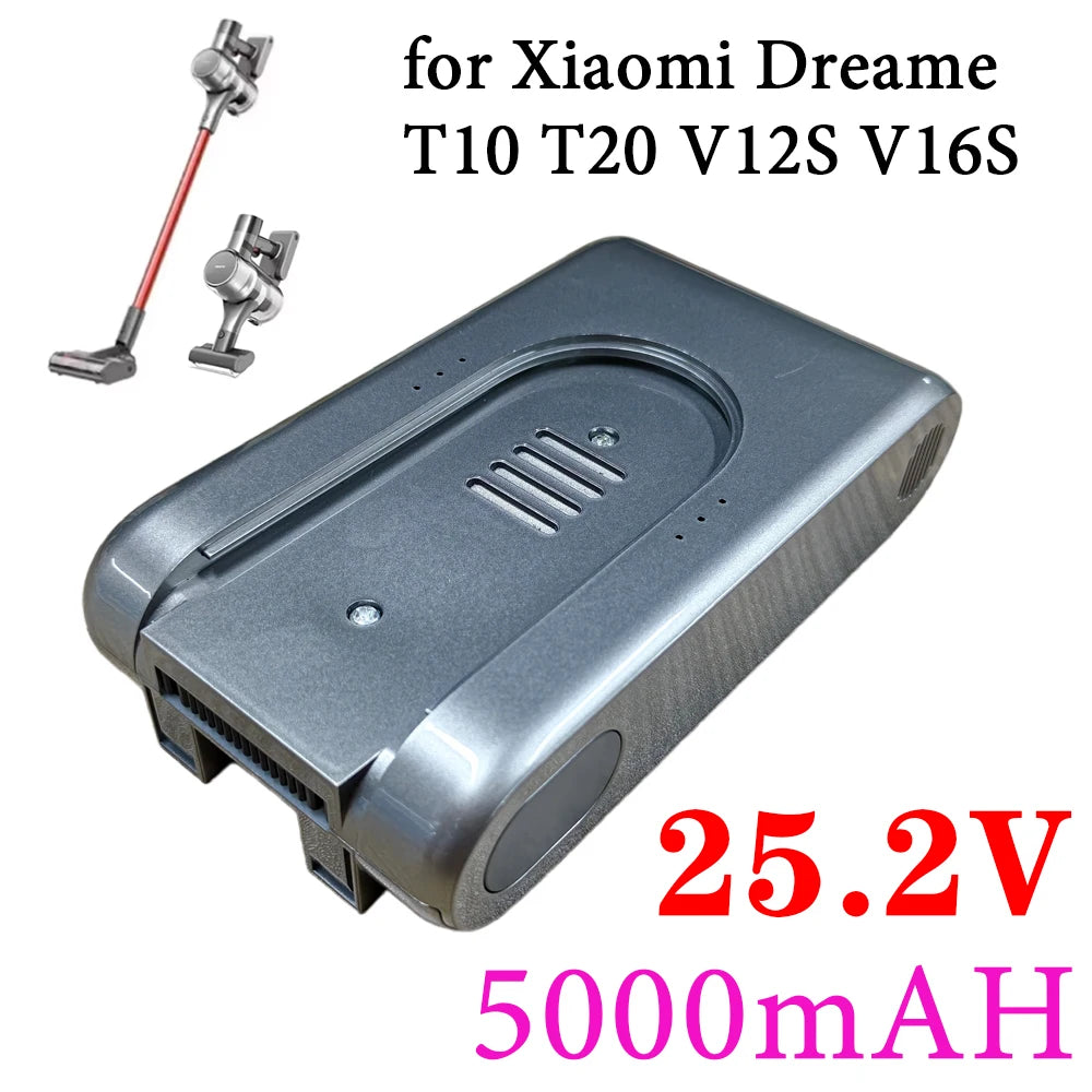 5000mAh Replacement Battery for Dreame T10 T20 Vacuum | 25.2V Vacuum Replacement Battery HIP