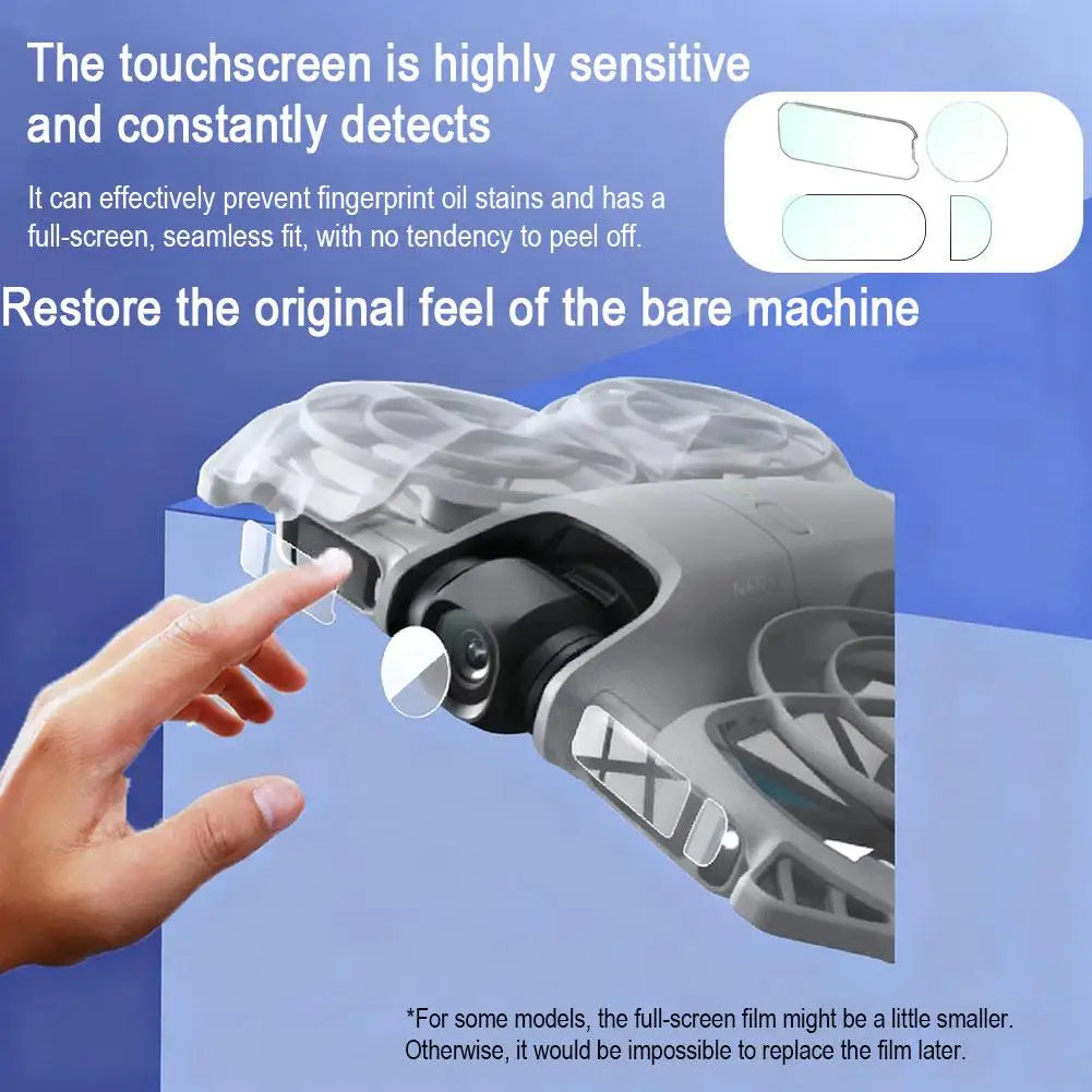 Camera Lens Film For DJI Neo 2 Drone Tempered Film Dustproof Scratch-resistant Bubble-free Sensor Screen Film For DJI Neo2 Drone HIP