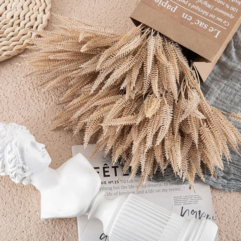 Natural Dried Pampa Grass Bouquet Rabbit Tail Grass Home Decor Bouquet Phragmites Flowers Bouquet Wedding Ramadan Decoration HIP
