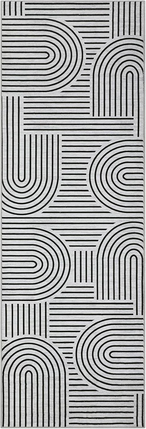 Modern Non-Slip Washable Runner Rug – Hallway, Kitchen & Bath Runner Rug HIP 5 40x120cm