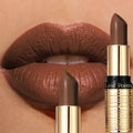 Leaf Poem Metal Threaded Tube Lipstick High Pigment Long Lasting Waterprrof Luxurious Cosmetic Matte Bold Color Lipstick Makeup HIP 07