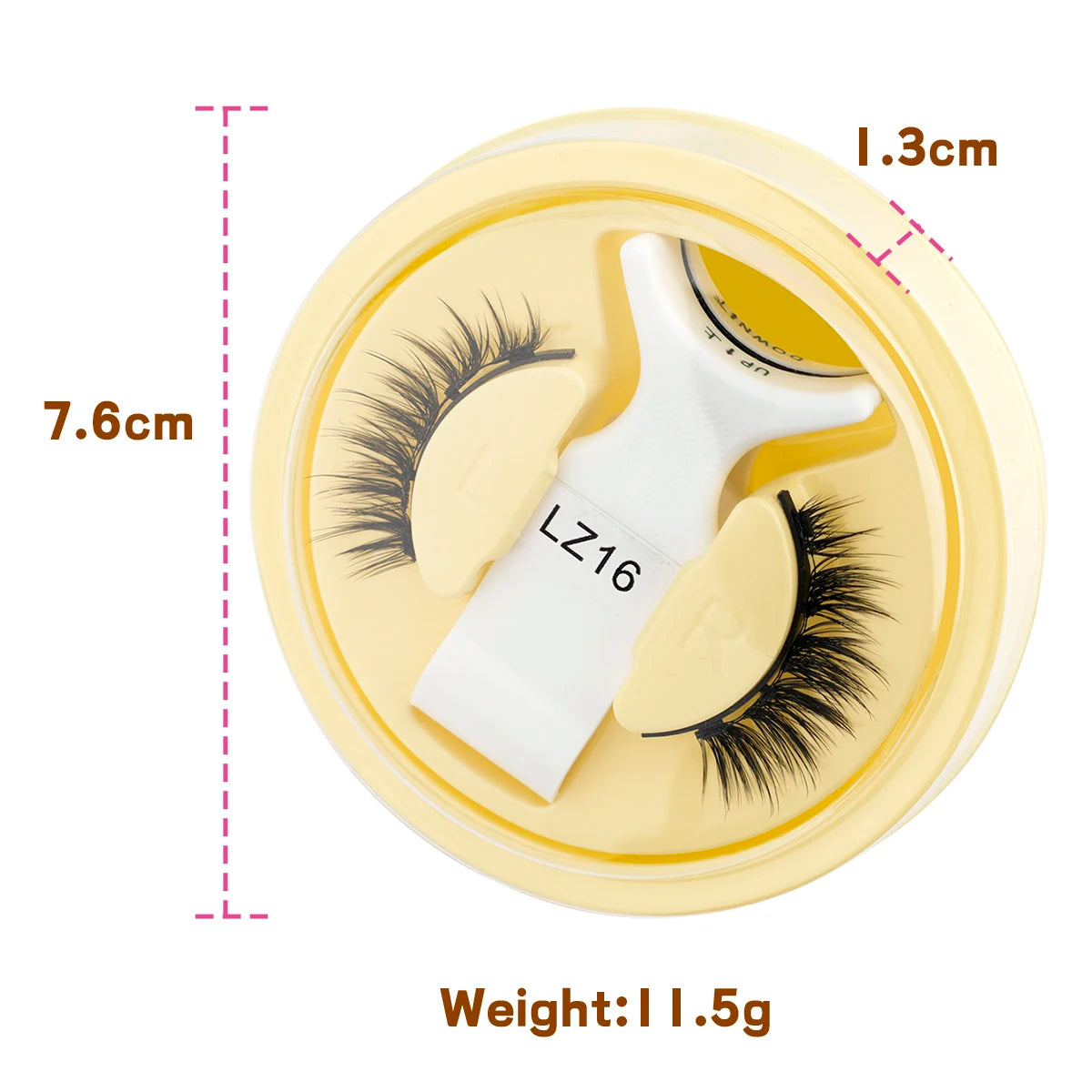 YSDO 1 Pair New Magnetic Eyelashes Set With Tweezers Makeup Natural Light Eyelash Extension Tools Reusable False Eye Lashes HIP