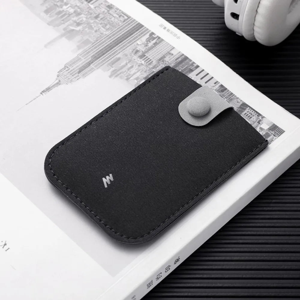 Slim PU Leather Pull-Out Card Wallet – 4 Card Slots Card Holder Wallet HIP