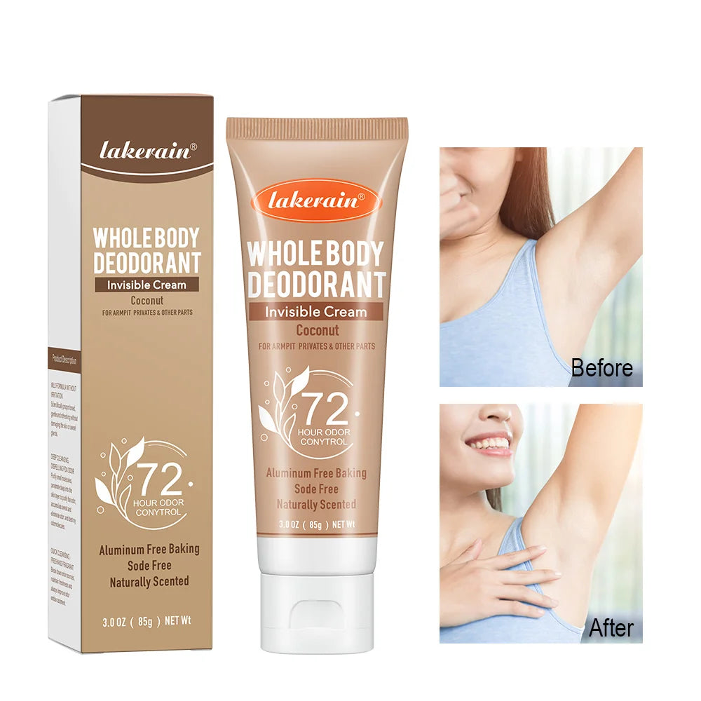 Perfume Cream Whole Body Deodoran 72 Hour Odor Control Long Lasting Fragrance Cream Dating Aroma Cooling armpit HIP