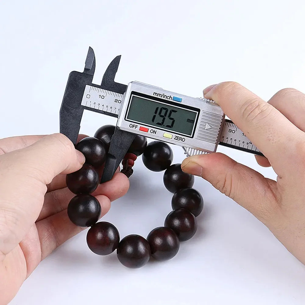 150mm 100mm Electronic Digital Caliper Carbon Fiber Dial Vernier Caliper Gauge Micrometer Measuring Tool Digital Ruler HIP