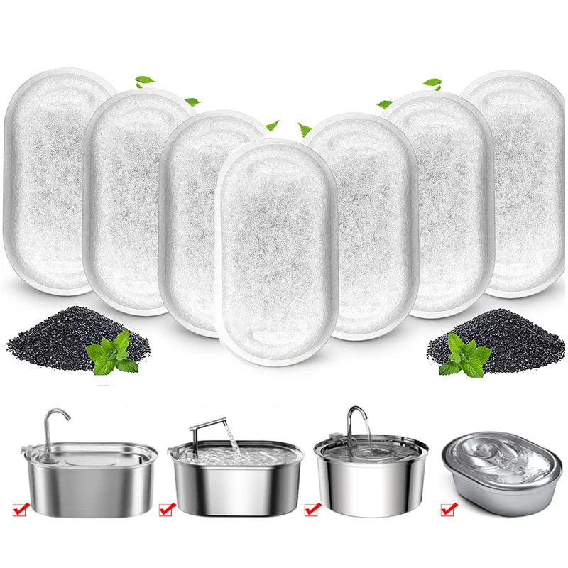 Filter Element Replaced Activated Carbon Filter For Cat Water Fountain Replacement Filters Cat Fountain Accessories HIP