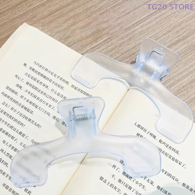 Frosted Transparent Book Page Clip – Memo & Reading Tool Book Page Clip HIP