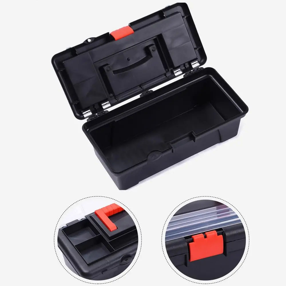 Plastic Tool Organizer Case with Locking Latches | 30×15cm Tool Storage Case HIP