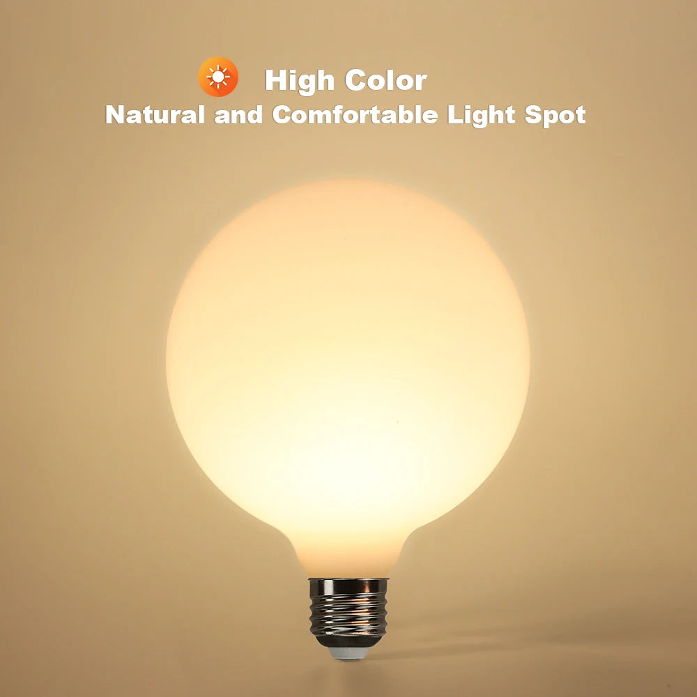 YNL E27 Globe LED Bulbs G80 G95 G125 – 2-4 Pack Energy Saving Globe LED Bulbs HIP