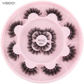 Faux Cils 3/11/14 Pairs Lashes Natural Long 3D Mink Fake Lashes Extension Make up Tool Wispy Fluffy Reusable False Eyelashes HIP 11pairs-YK21