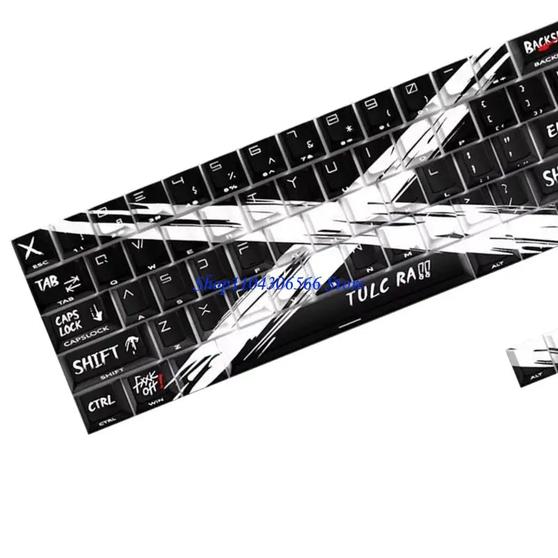 74-Key Objection Sustained Backlit Keycaps – Side-Lit Print Mechanical Keycap Set HIP