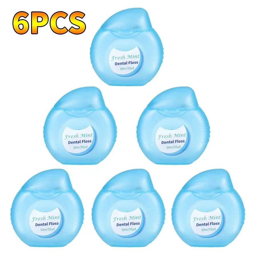 RUZOFO Peppermint Dental Floss Sticks – Adult Oral Care Set Dental Floss Sticks HIP C756-6 pcs