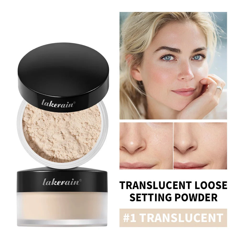 Translucent Loose Setting Powder Long Lasting Oil Control Smudge Proof Lightweight Weightless Makeup Finishing Makeup Cosmetics HIP 1Translucent