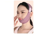V Line Face Shaper – Chin & Cheek Lift Slimming Bandage Face Slimming Bandage HIP C819-Purple-1pcs